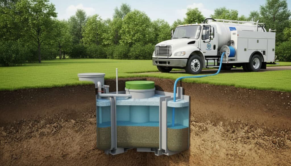pump septic tank