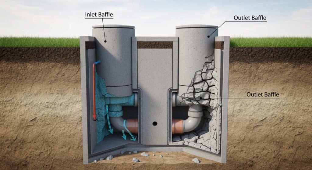 septic baffles