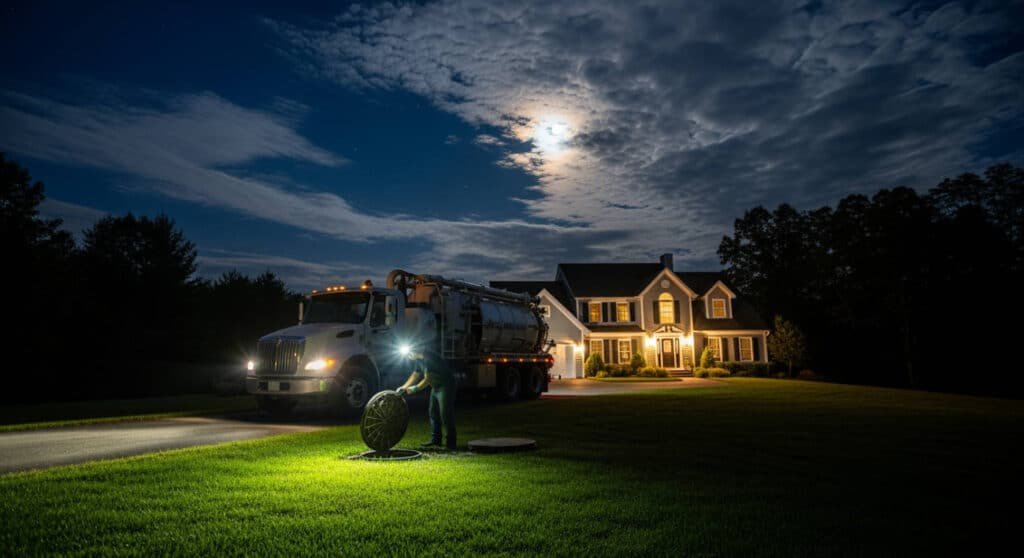 emergency septic pumping