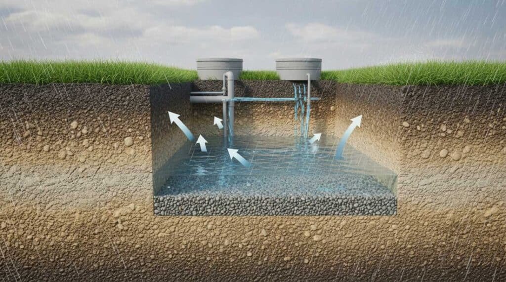 rain septic