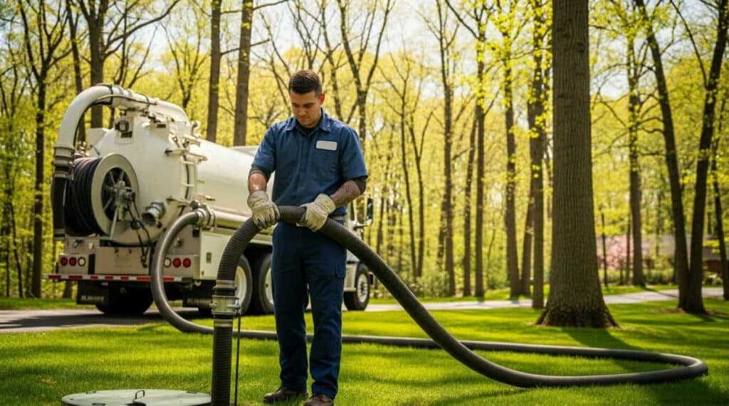 septic pump pumping